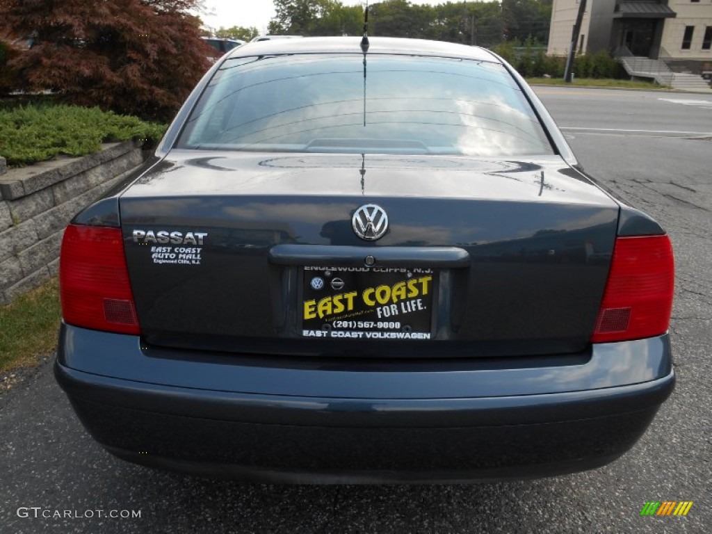 2001 Passat GLS Sedan - Blue Anthracite Pearl / Black photo #5