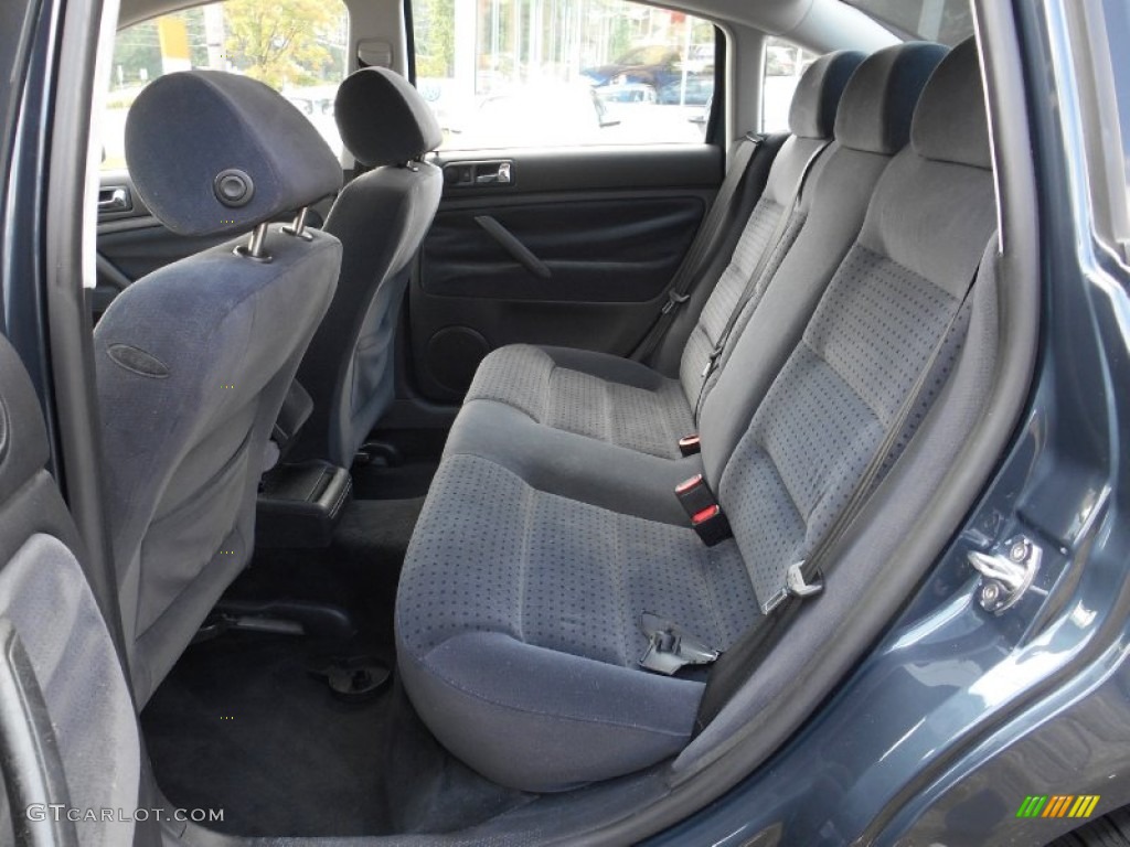 2001 Passat GLS Sedan - Blue Anthracite Pearl / Black photo #8