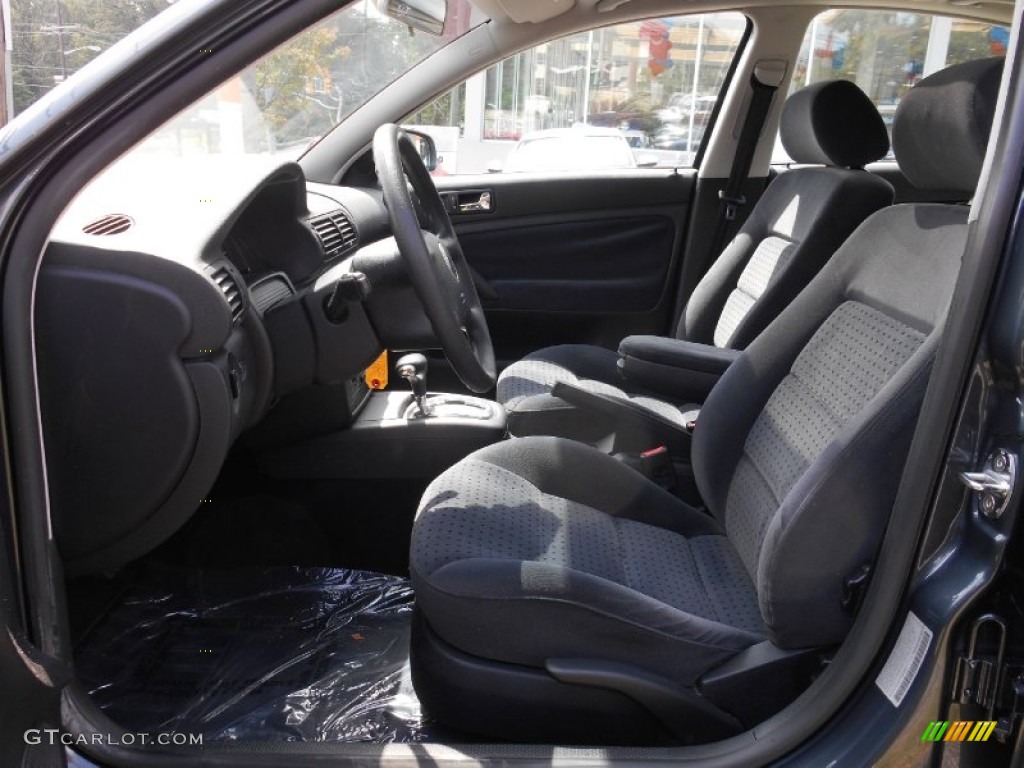 2001 Passat GLS Sedan - Blue Anthracite Pearl / Black photo #15