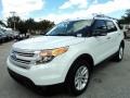 2013 Oxford White Ford Explorer XLT  photo #13