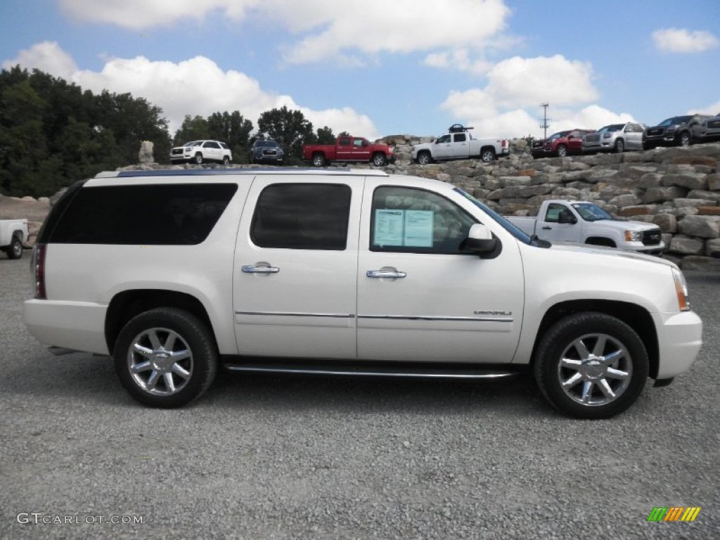 2013 Yukon XL Denali AWD - White Diamond Tricoat / Ebony photo #1