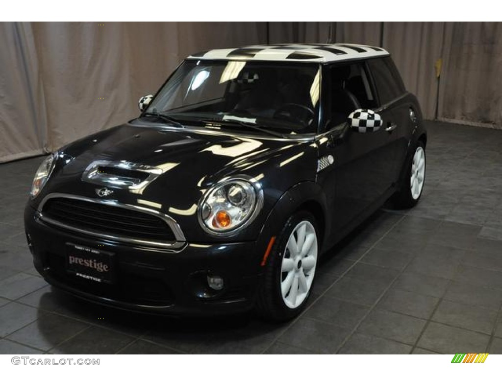 2009 Cooper S Hardtop - Midnight Black / Black/Grey photo #1