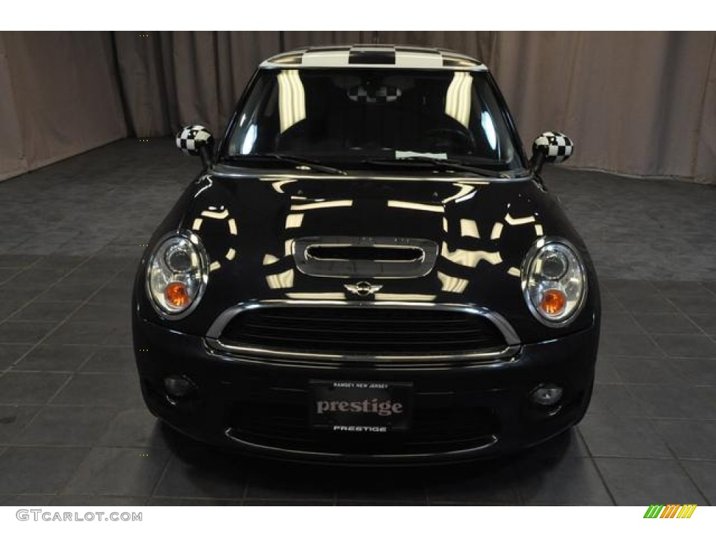 2009 Cooper S Hardtop - Midnight Black / Black/Grey photo #3