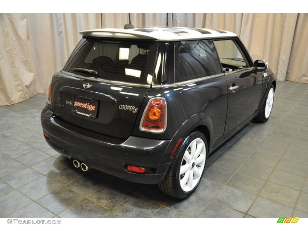 2009 Cooper S Hardtop - Midnight Black / Black/Grey photo #12