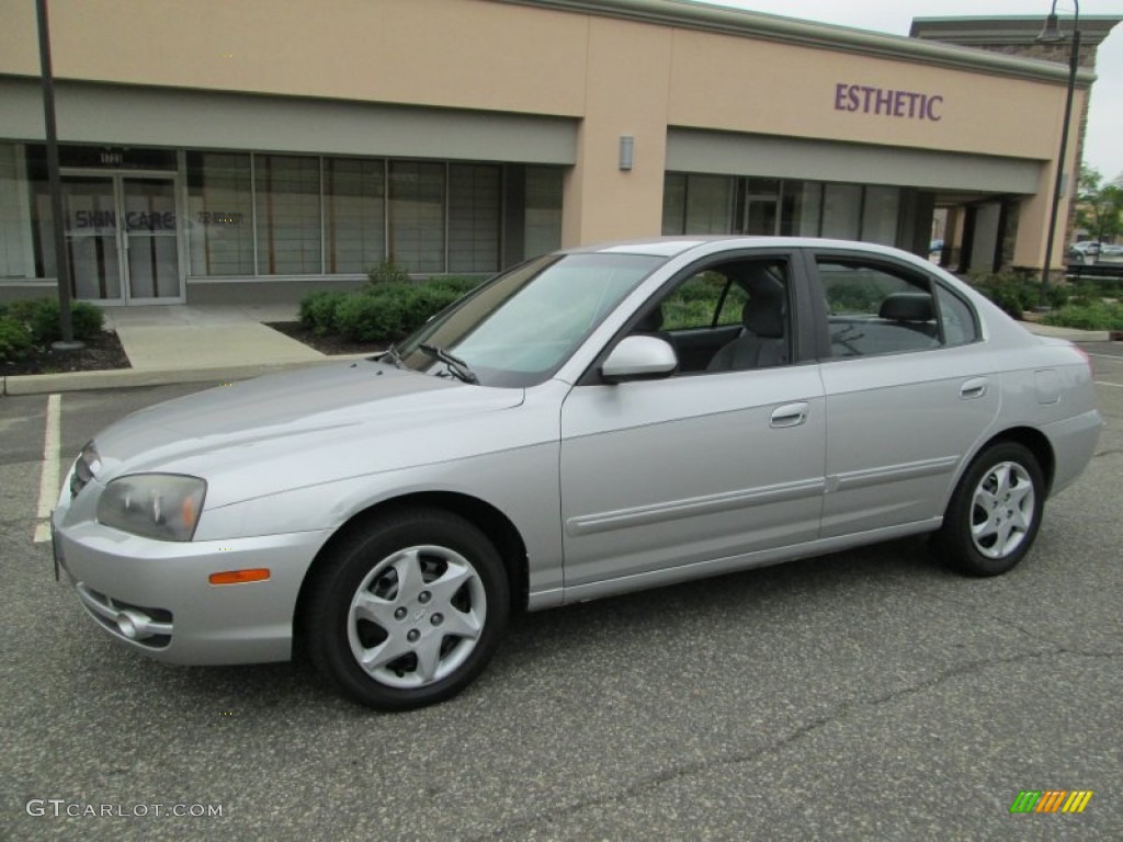 2005 Elantra GLS Sedan - Sterling Metallic / Gray photo #1