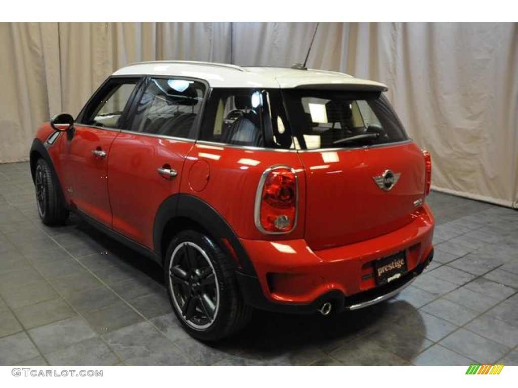 2013 Cooper S Countryman ALL4 AWD - Blazing Red / Carbon Black photo #19