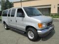 2007 Silver Metallic Ford E Series Van E350 Super Duty XLT Passenger  photo #11