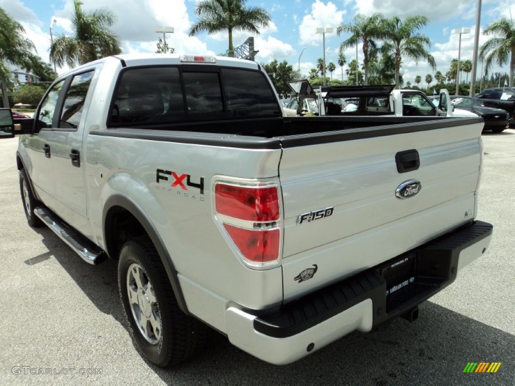 2010 F150 FX4 SuperCrew 4x4 - Ingot Silver Metallic / Black photo #9