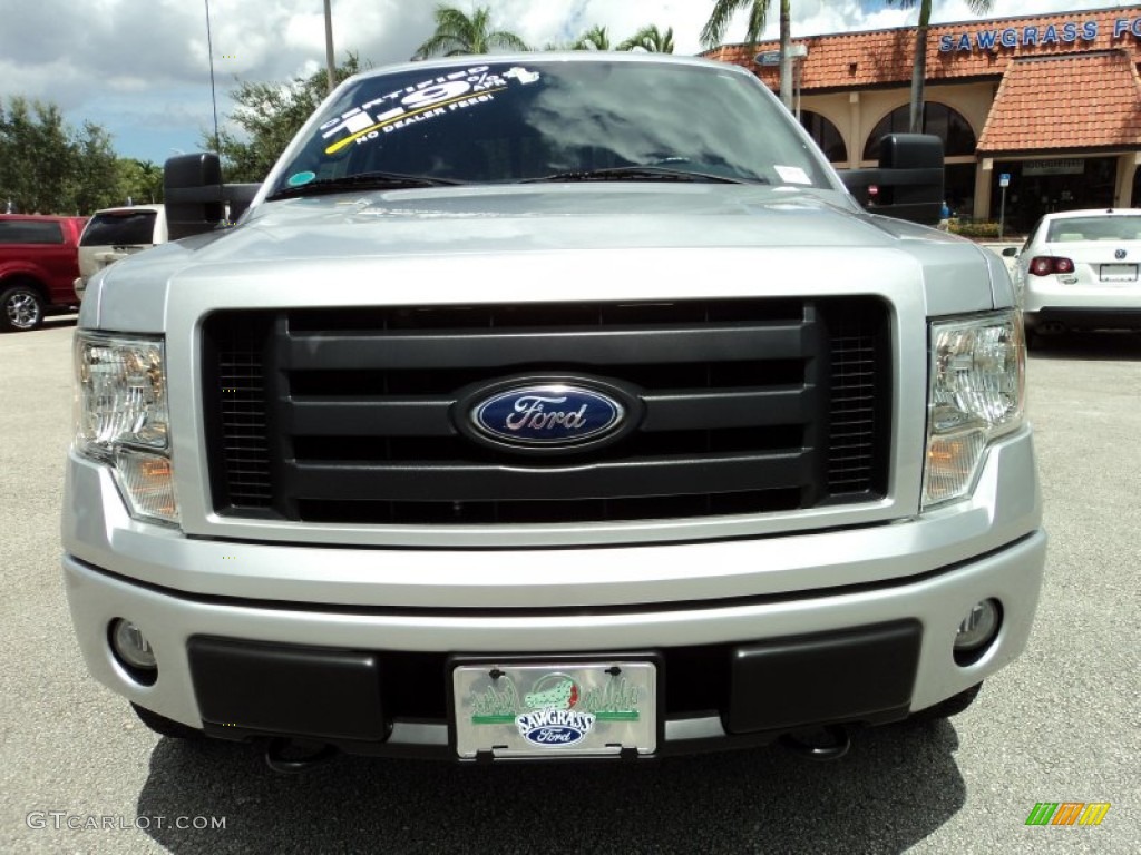 2010 F150 FX4 SuperCrew 4x4 - Ingot Silver Metallic / Black photo #15