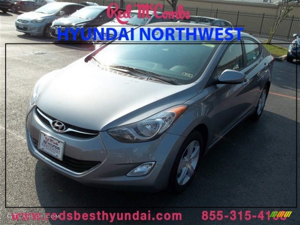 2013 Elantra GLS - Titanium Gray Metallic / Gray photo #1