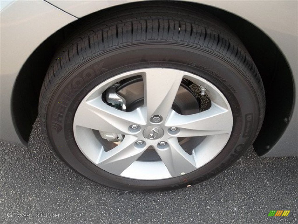 2013 Elantra GLS - Titanium Gray Metallic / Gray photo #2