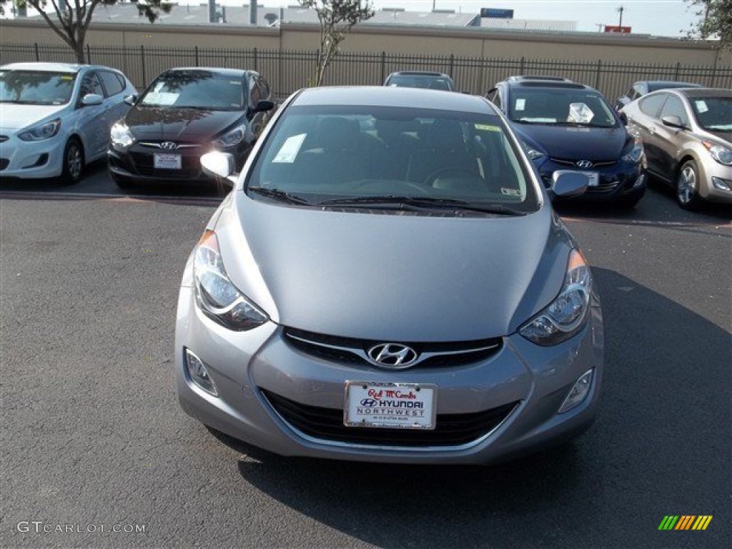 2013 Elantra GLS - Titanium Gray Metallic / Gray photo #4