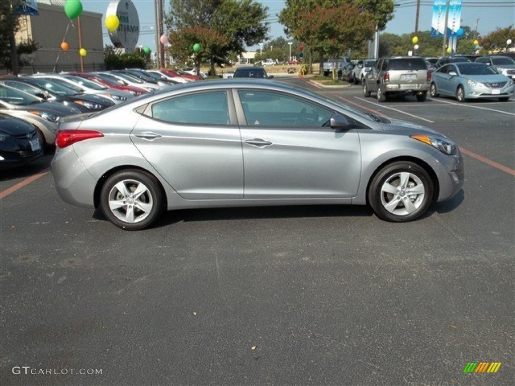 2013 Elantra GLS - Titanium Gray Metallic / Gray photo #5