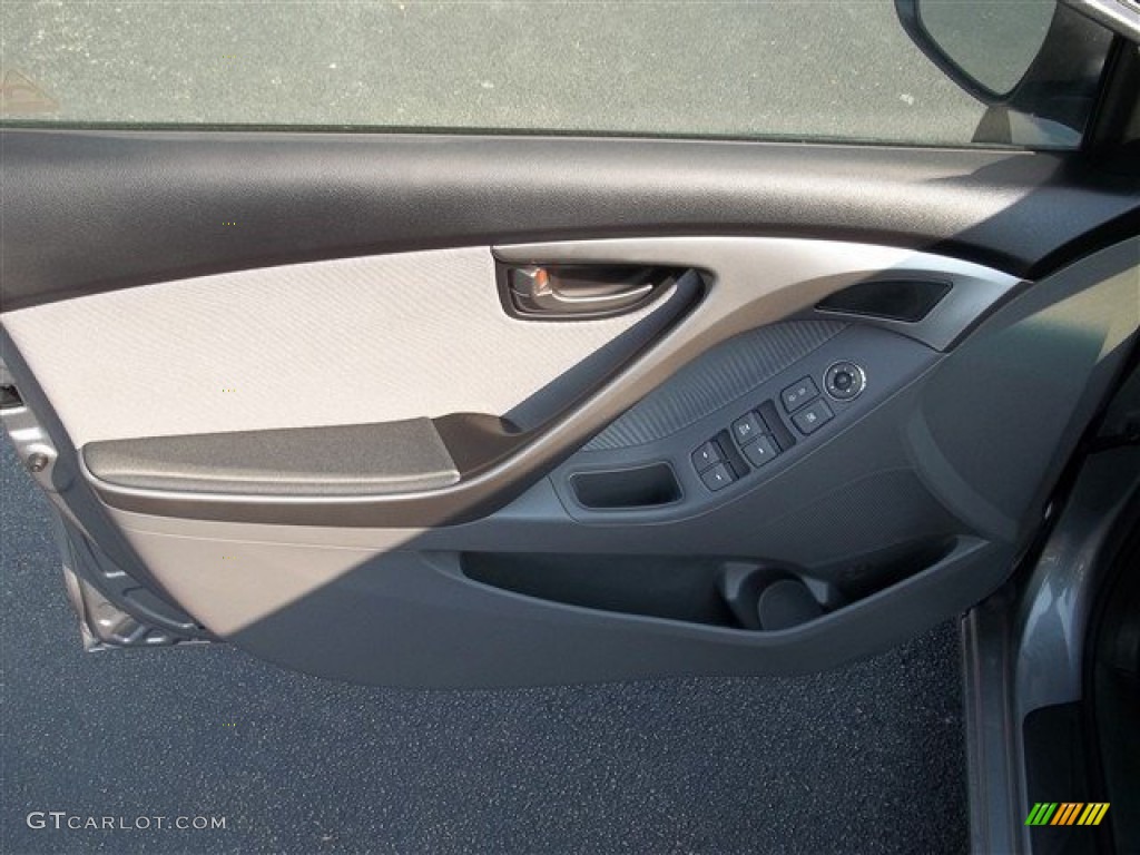 2013 Elantra GLS - Titanium Gray Metallic / Gray photo #7
