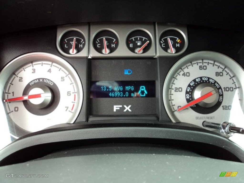 2010 F150 FX4 SuperCrew 4x4 - Ingot Silver Metallic / Black photo #32