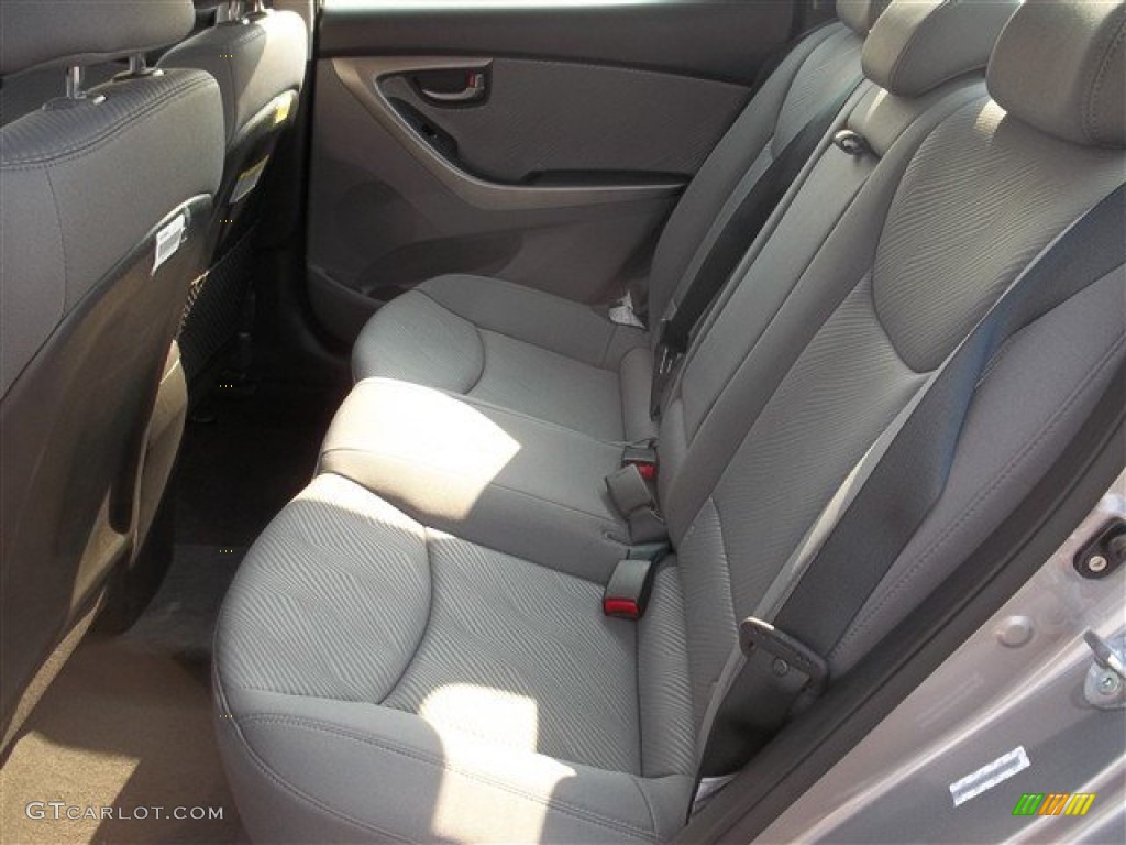 2013 Elantra GLS - Titanium Gray Metallic / Gray photo #10