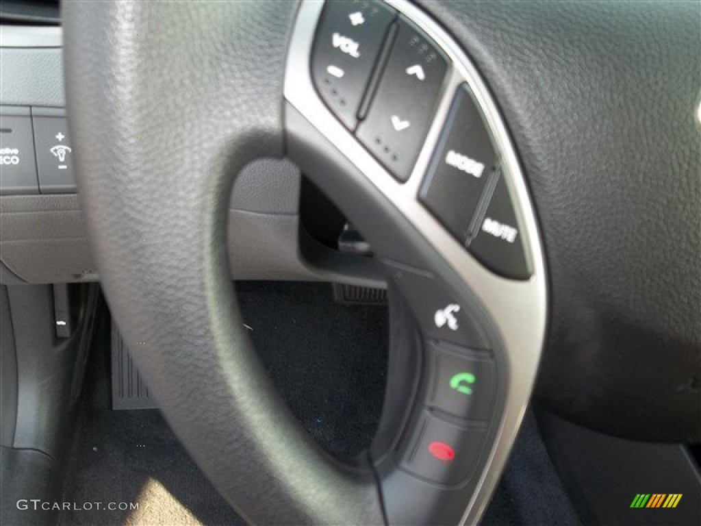 2013 Elantra GLS - Titanium Gray Metallic / Gray photo #13