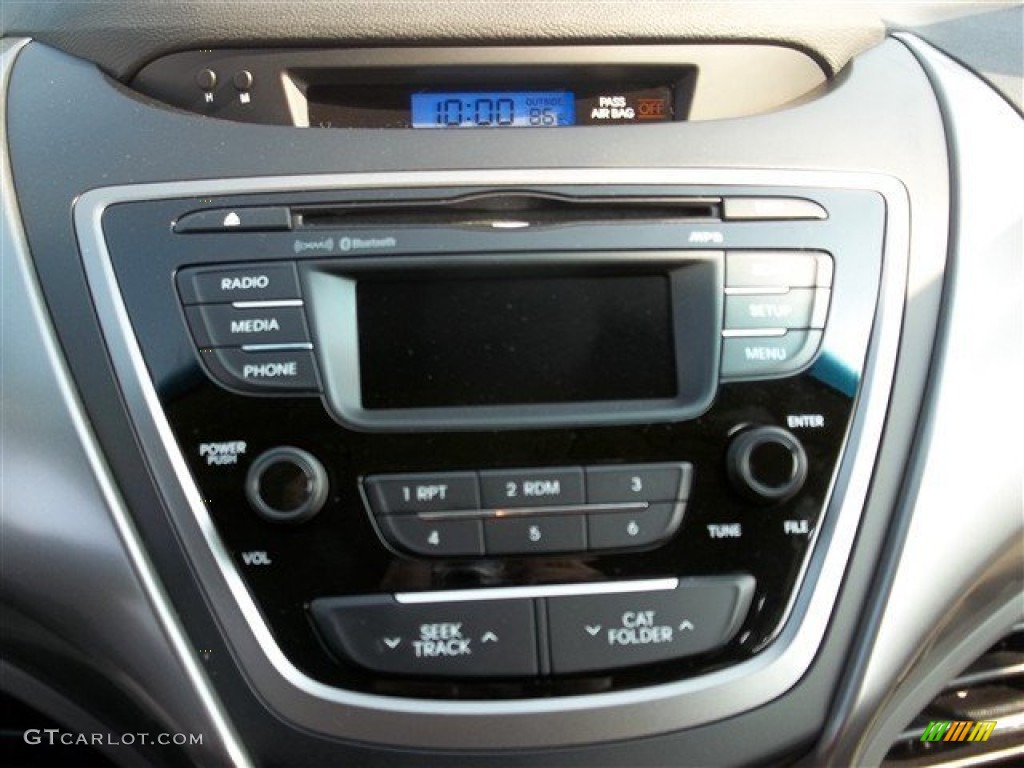 2013 Elantra GLS - Titanium Gray Metallic / Gray photo #15