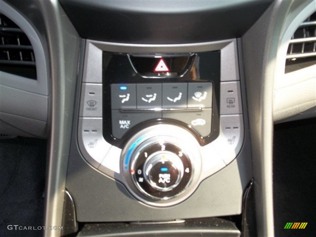 2013 Elantra GLS - Titanium Gray Metallic / Gray photo #16