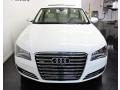 2013 Ibis White Audi A8 L 4.0T quattro  photo #13