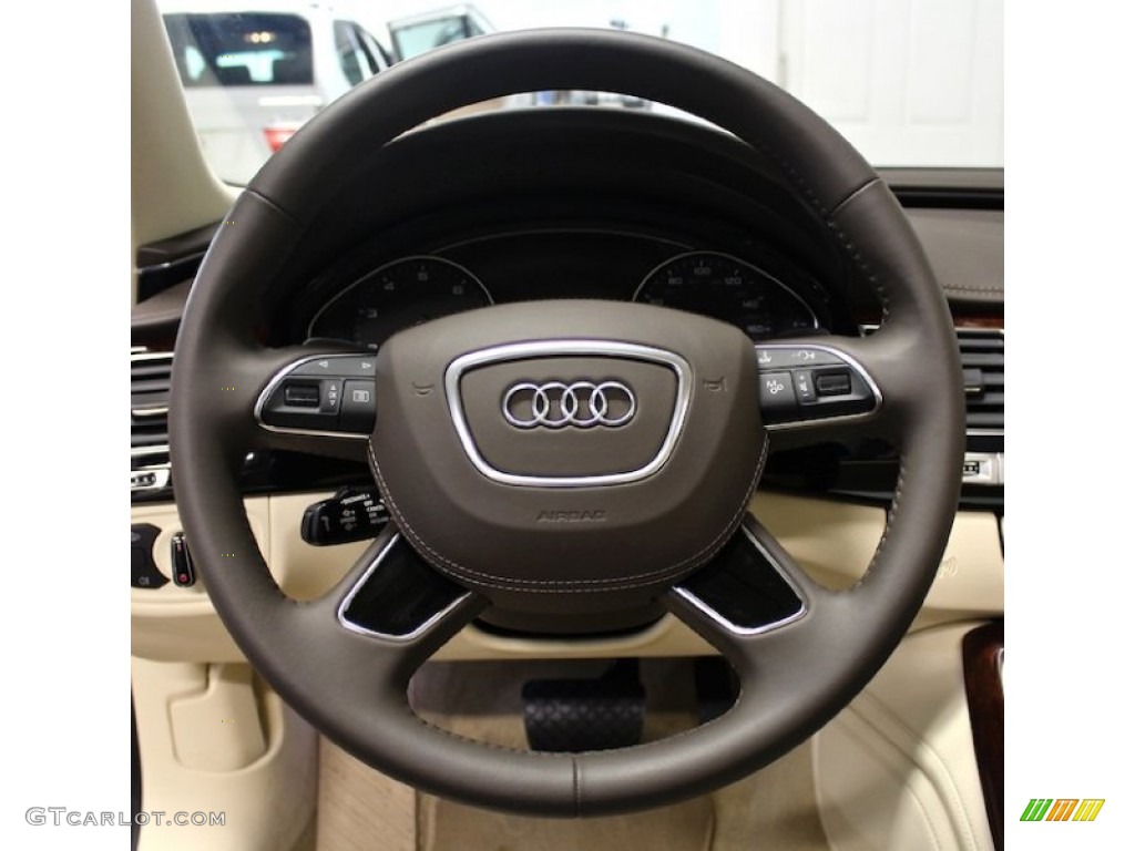 2013 Audi A8 L 4.0T quattro Steering Wheel Photos