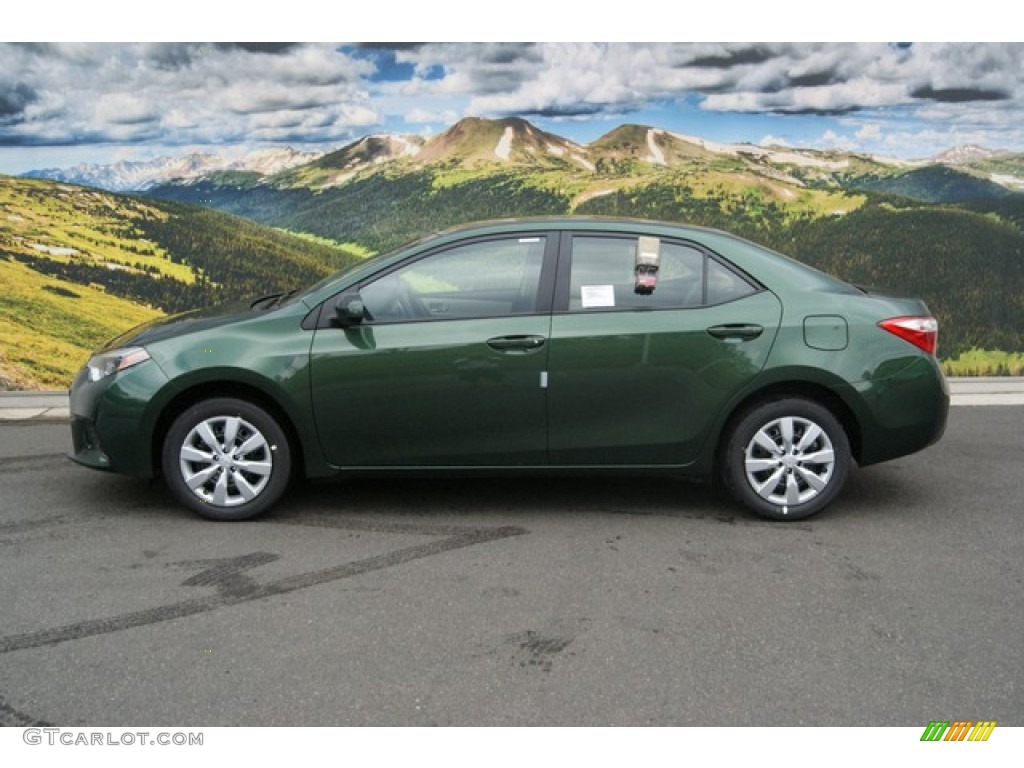 4Evergreen Mica 2014 Toyota Corolla LE Exterior Photo #85247921