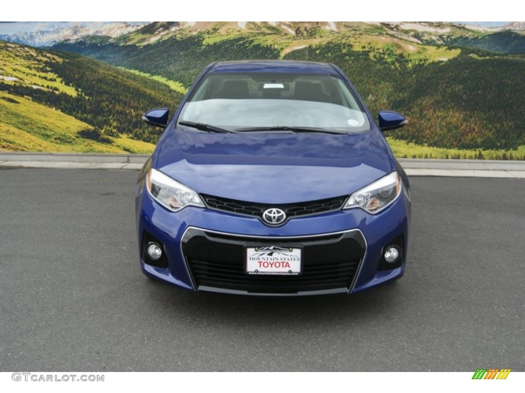 2014 Corolla S - Blue Crush Metallic / Steel Blue photo #1