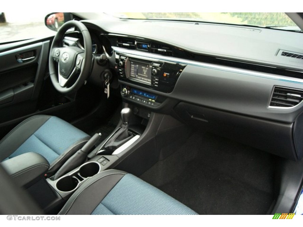 2014 Toyota Corolla S Steel Blue Dashboard Photo #85248203