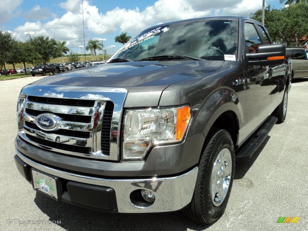 2011 F150 XLT SuperCab - Sterling Grey Metallic / Steel Gray photo #14