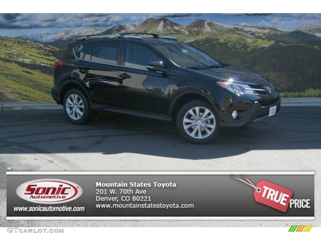2013 RAV4 Limited AWD - Black / Ash photo #1