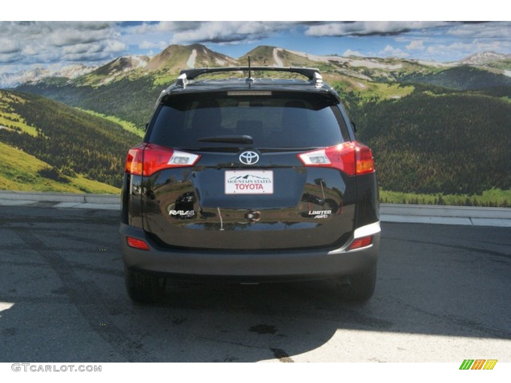 2013 RAV4 Limited AWD - Black / Ash photo #4