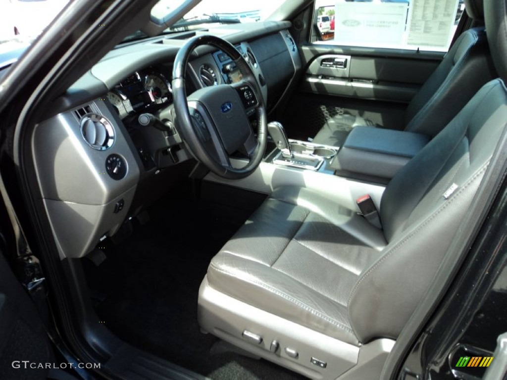 Charcoal Black Interior 2012 Ford Expedition EL Limited Photo #85249304