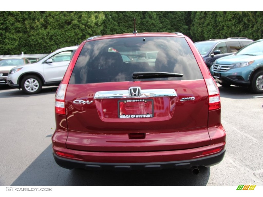 2010 CR-V EX AWD - Tango Red Pearl / Gray photo #7