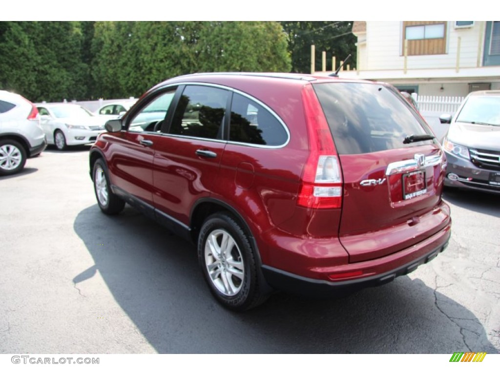 2010 CR-V EX AWD - Tango Red Pearl / Gray photo #10