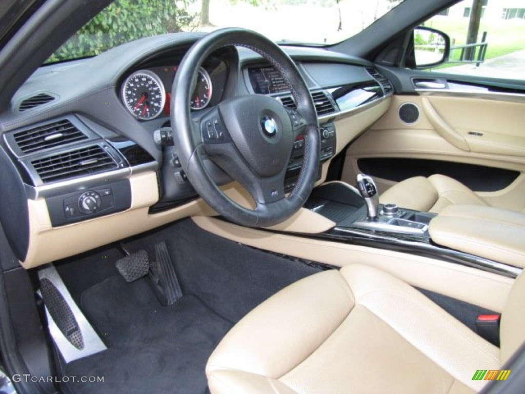 Bamboo Beige Interior 2010 BMW X6 M Standard X6 M Model Photo #85250057