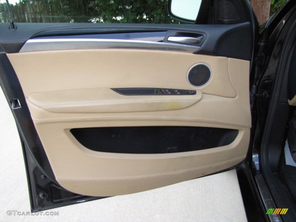 2010 BMW X6 M Standard X6 M Model Bamboo Beige Door Panel Photo #85250171