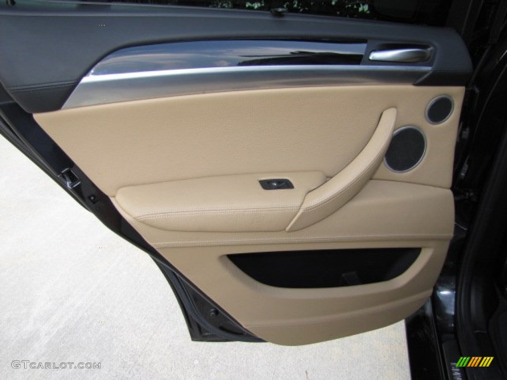 2010 BMW X6 M Standard X6 M Model Bamboo Beige Door Panel Photo #85250177