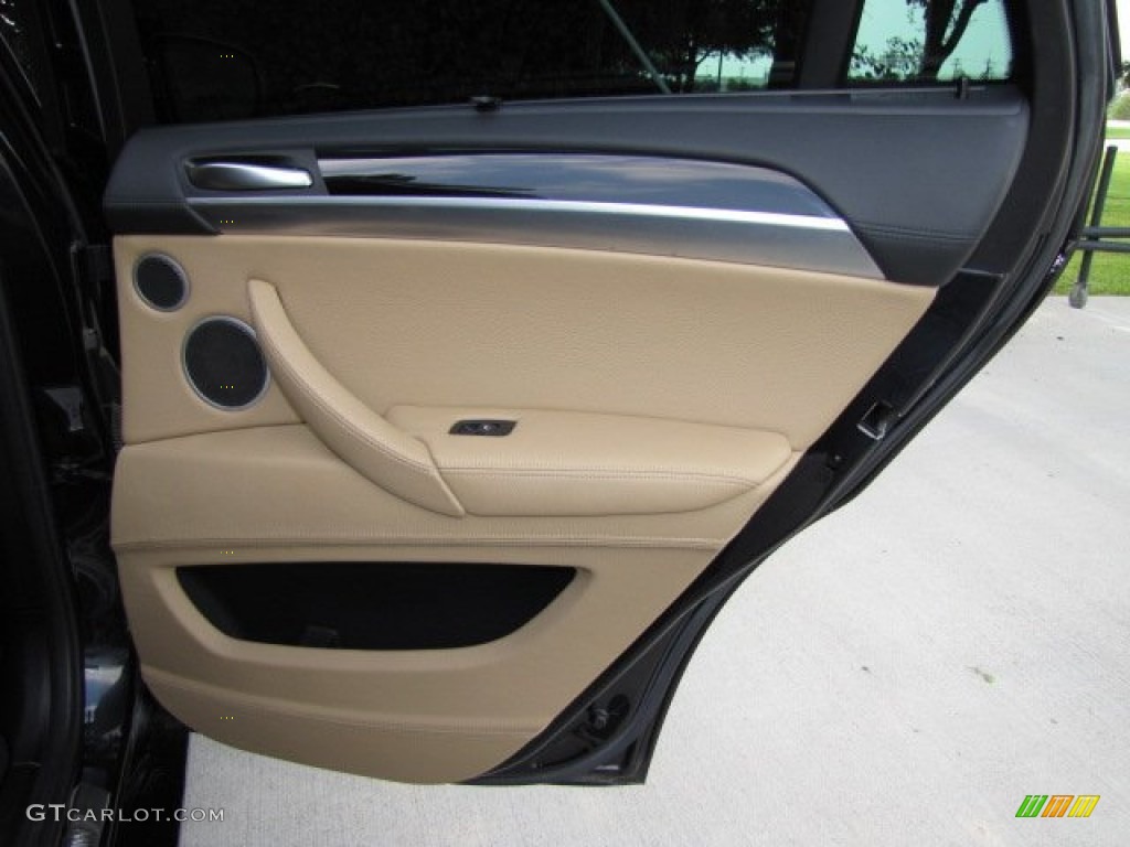 2010 BMW X6 M Standard X6 M Model Bamboo Beige Door Panel Photo #85250183