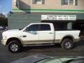 2011 Bright White Dodge Ram 2500 HD Laramie Longhorn Crew Cab 4x4  photo #2