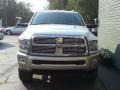 2011 Bright White Dodge Ram 2500 HD Laramie Longhorn Crew Cab 4x4  photo #3