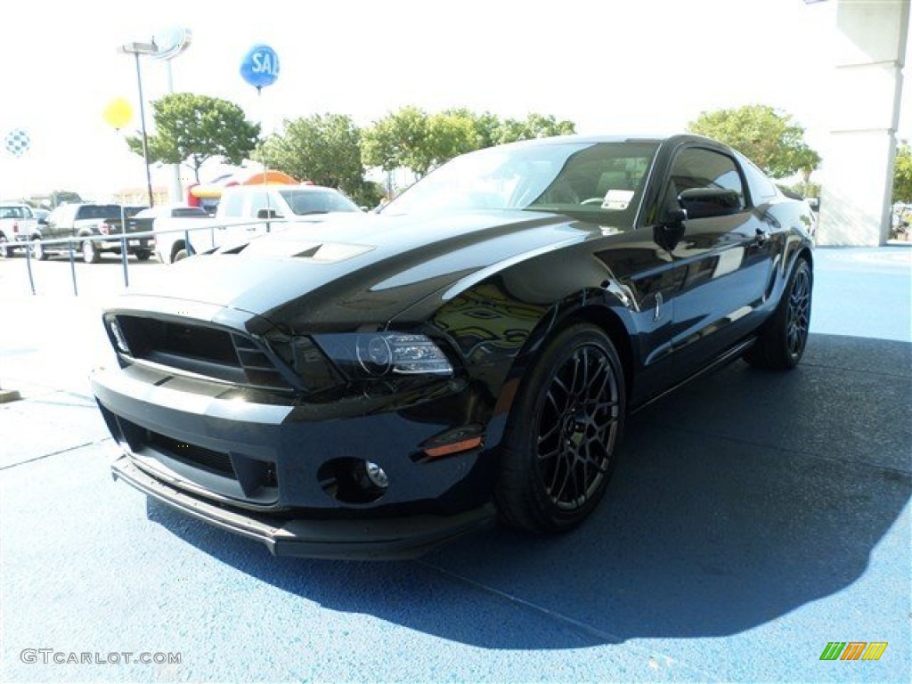 2014 Mustang Shelby GT500 SVT Performance Package Coupe - Black / Shelby Charcoal Black/Black Accents Recaro Sport Seats photo #1