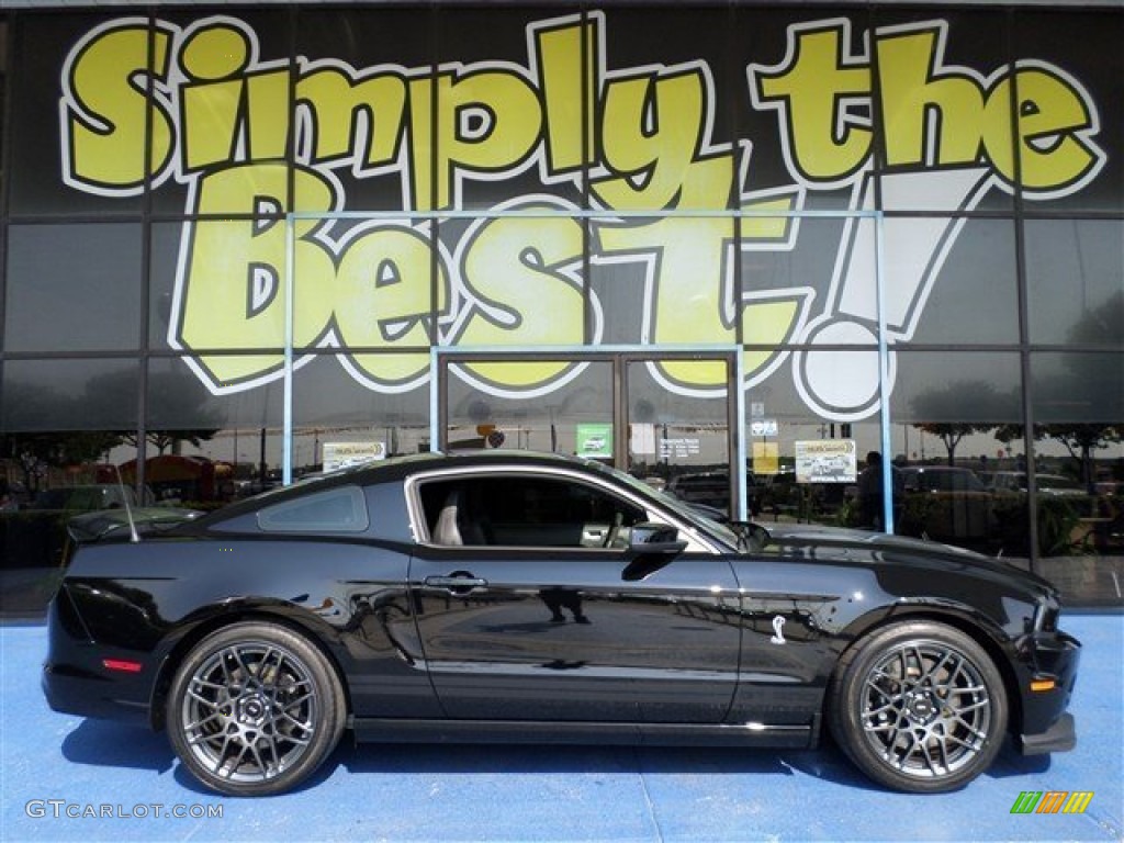 Black 2014 Ford Mustang Shelby GT500 SVT Performance Package Coupe Exterior Photo #85251383