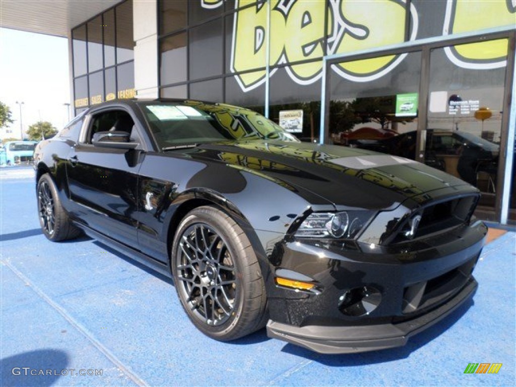 2014 Mustang Shelby GT500 SVT Performance Package Coupe - Black / Shelby Charcoal Black/Black Accents Recaro Sport Seats photo #6