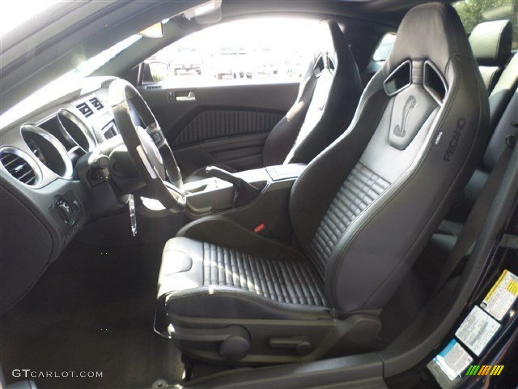 Shelby Charcoal Black/Black Accents Recaro Sport Seats Interior 2014 Ford Mustang Shelby GT500 SVT Performance Package Coupe Photo #85251761