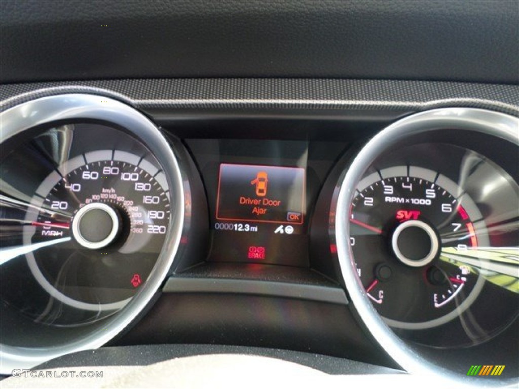 2014 Ford Mustang Shelby GT500 SVT Performance Package Coupe Gauges Photo #85251785