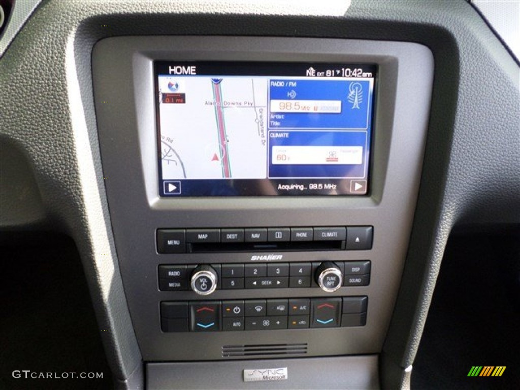 2014 Ford Mustang Shelby GT500 SVT Performance Package Coupe Controls Photo #85251833
