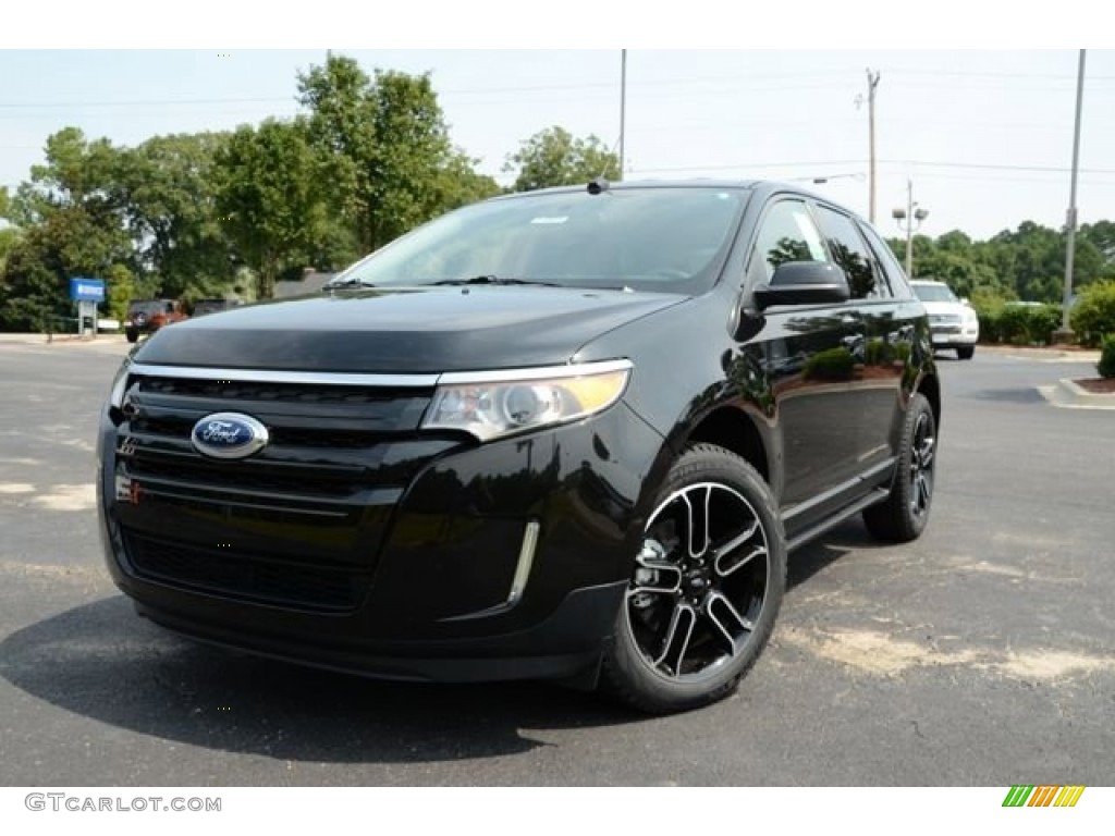 2013 Edge SEL EcoBoost - Tuxedo Black Metallic / Charcoal Black photo #1