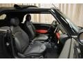 Carbon Black 2014 Mini Cooper Convertible Interior Color