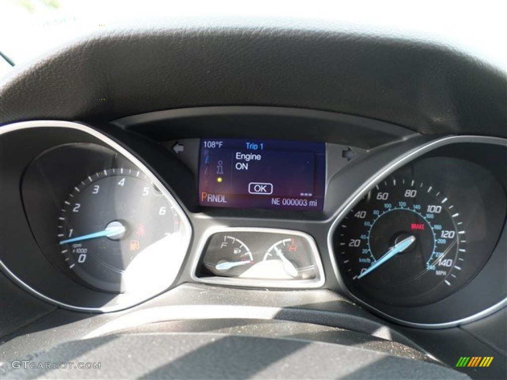 2014 Focus SE Sedan - Sterling Gray / Charcoal Black photo #19