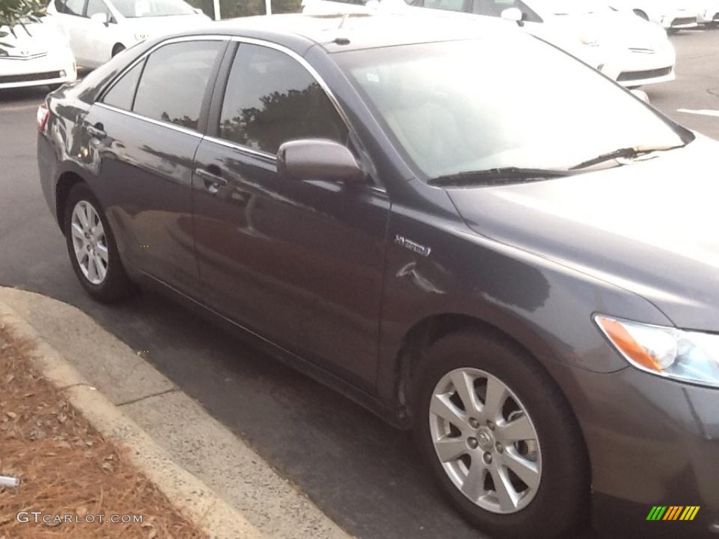 2009 Camry Hybrid - Magnetic Gray Metallic / Bisque photo #2